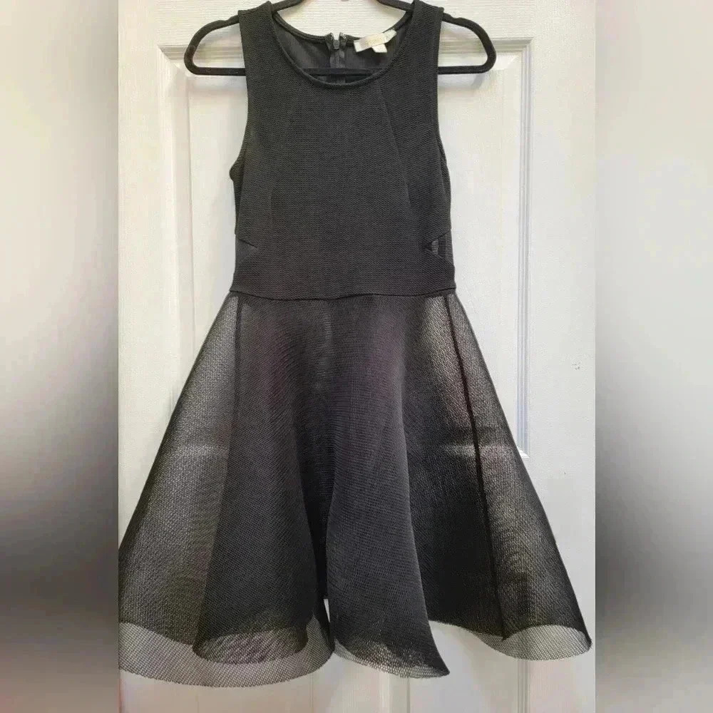 Nicki Manaj Cut Out Peek A Boo Cocktail Dress Black Size Small